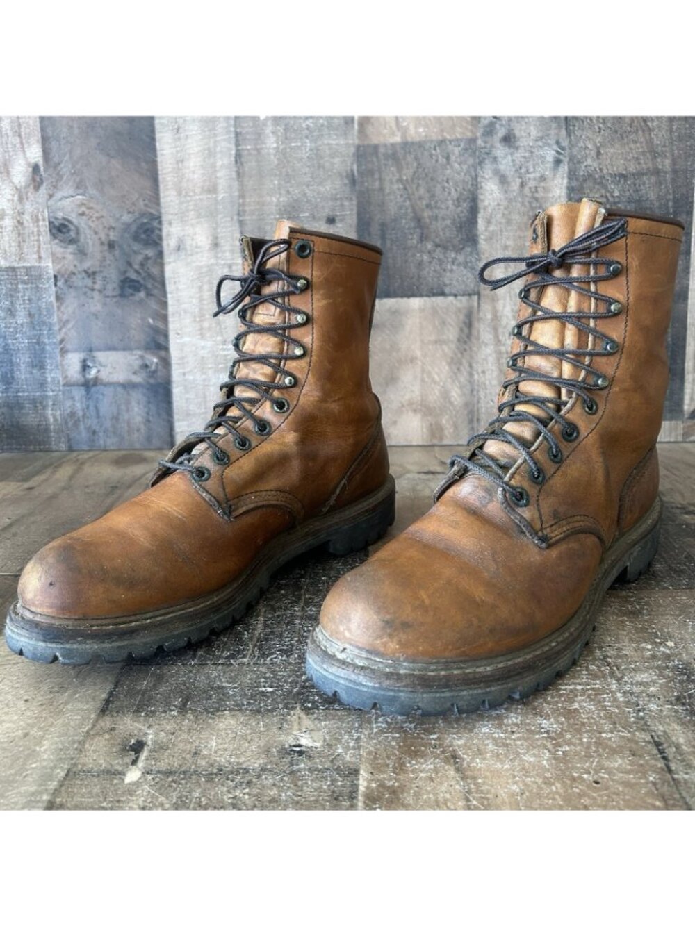 Red Wing 899 Soft Toe Lace Up Work Boots Mens 10 D - Picture 10 of 12